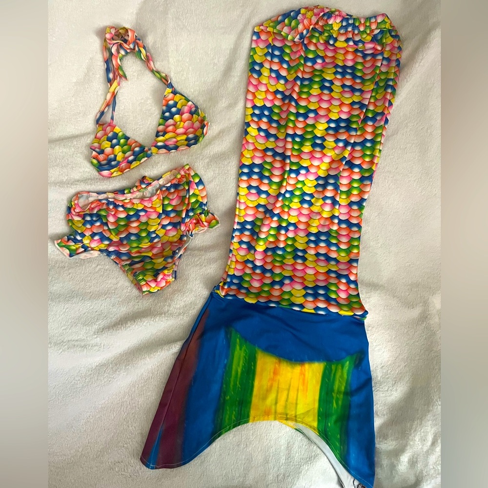 Mermaid Bathingsuit & Cover Set